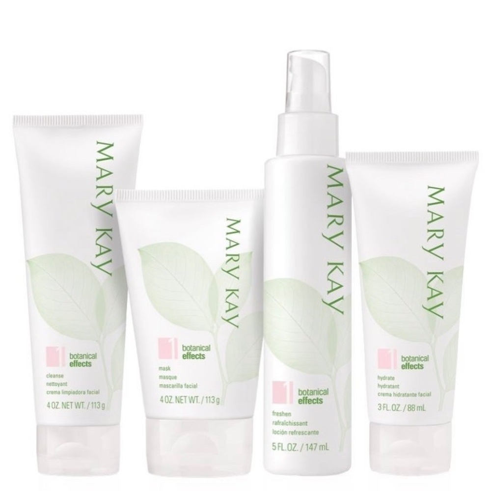 NWOT-Botanical Effects Skin Care Four-Piece Set - Formula 1 (Dry Skin)